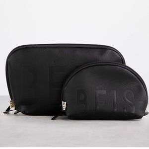 Beis cosmetic bag set NWT